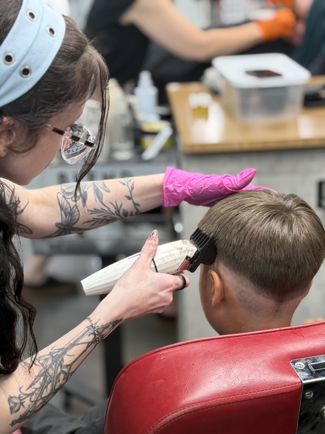 Kids' clipper cut