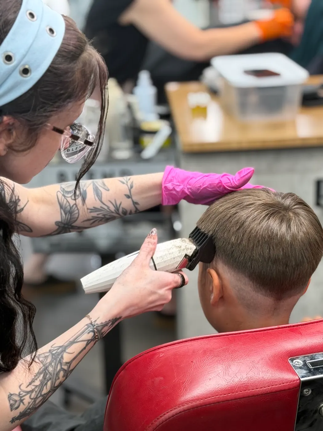 Kids' clipper cut